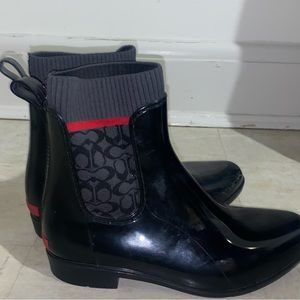 Coach Rainboots Good condition